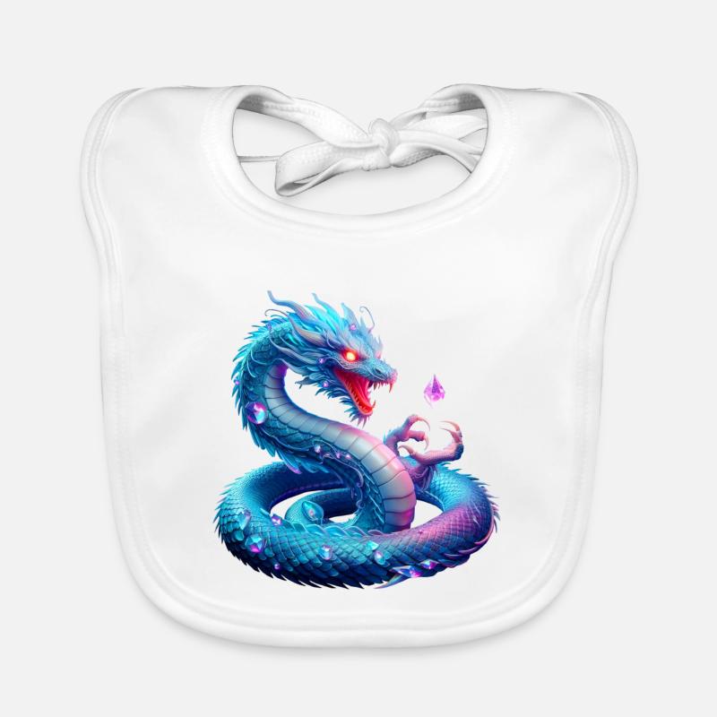 Drache (03) Baby Bio-Lätzchen