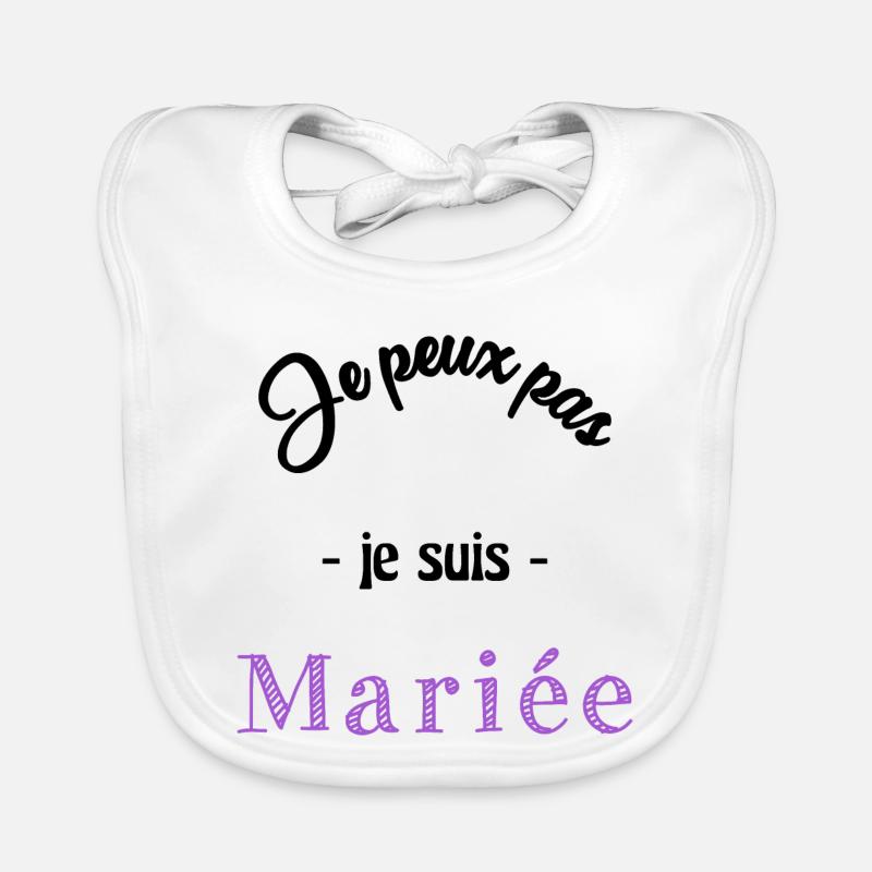 EVJF. MARIEE. TEAM. TEAM MARIEE. FUTURE MARIEE Bavoir bio Bébé