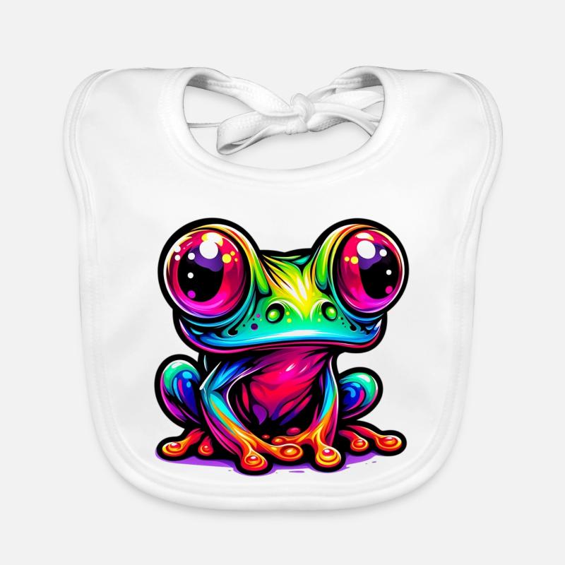 Grenouille Bavoir bio Bébé