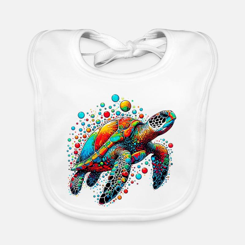 Turtle Organic Baby Bibs