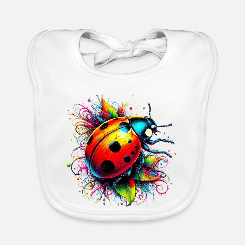Coccinelle Bavoir bio Bébé