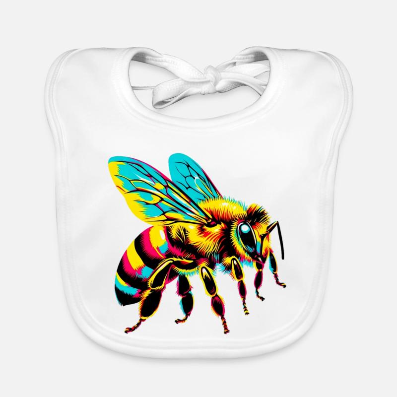 Abeille Bavoir bio Bébé