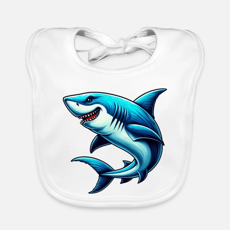 Requin Bavoir bio Bébé