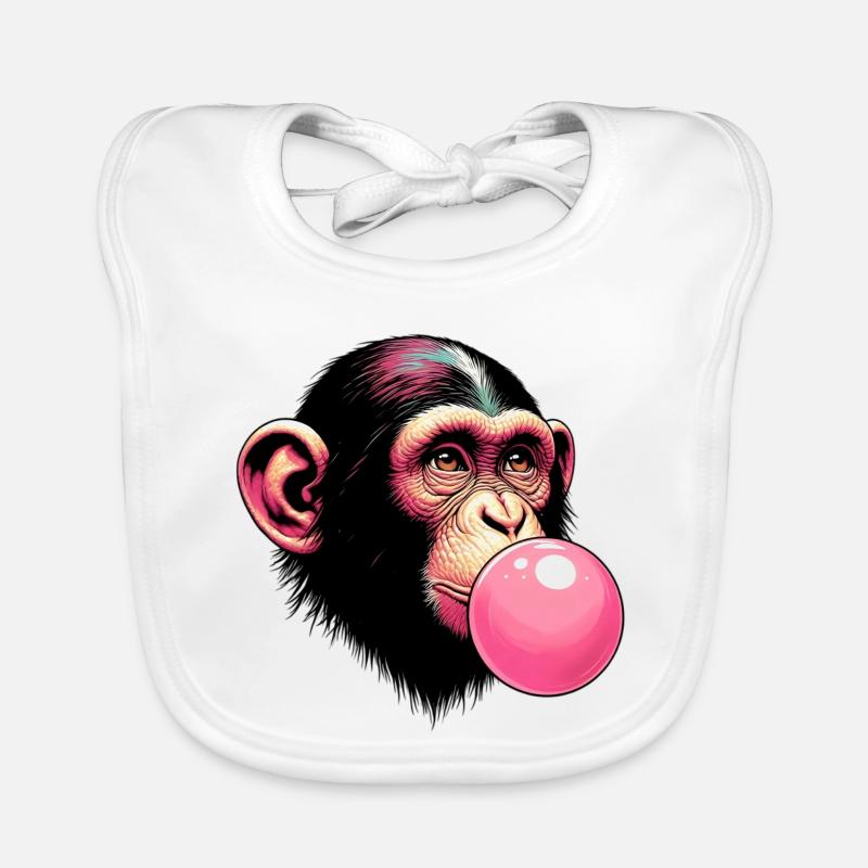 Affe Baby Bio-Lätzchen