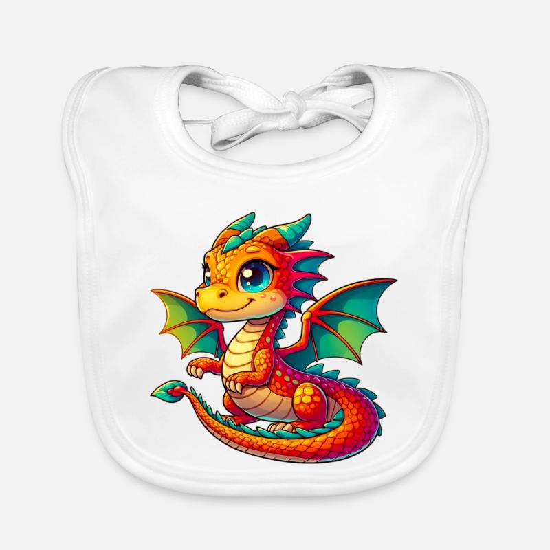 Drache Baby Bio-Lätzchen