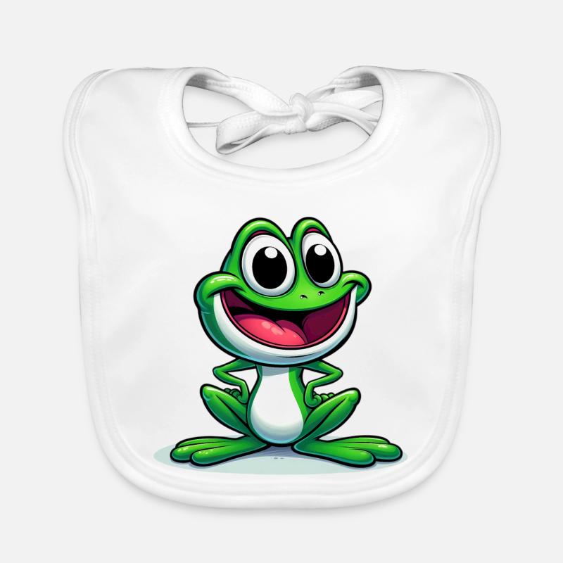 Frog Organic Baby Bibs