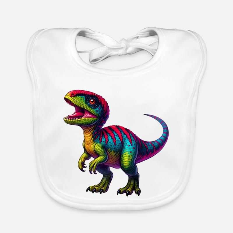 Dinosaure Bavoir bio Bébé