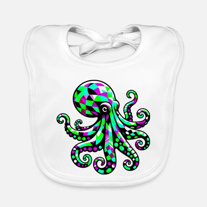 Krake Baby Bio-Lätzchen