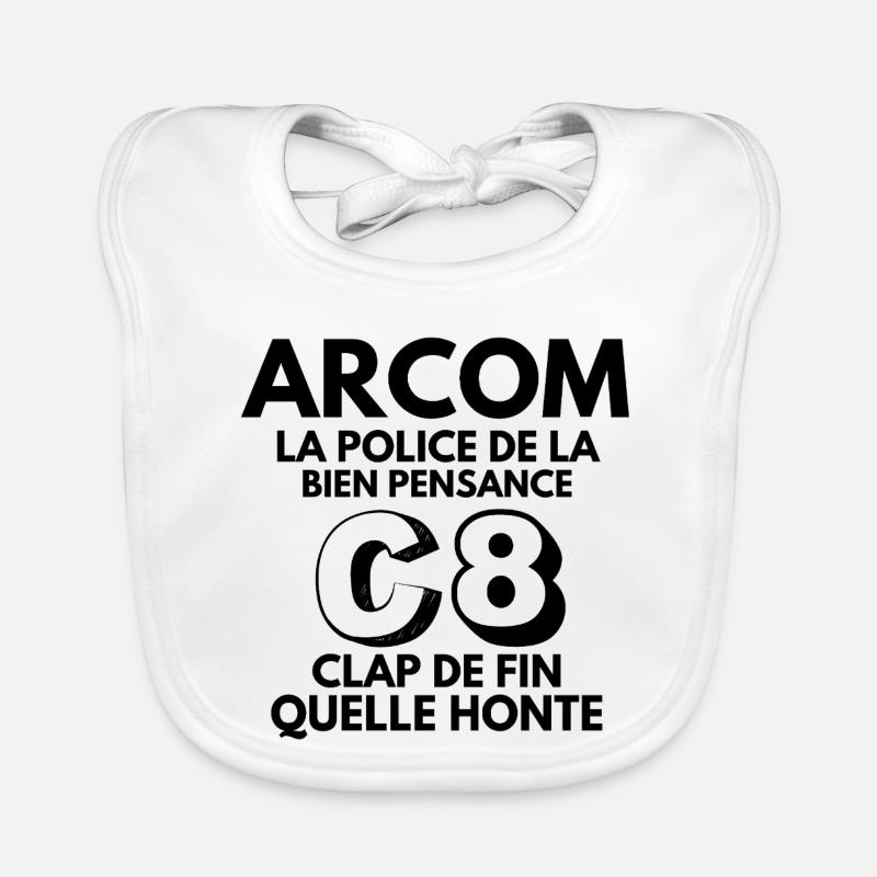 C8, liberté d'expression, média, tv Bavoir bio Bébé