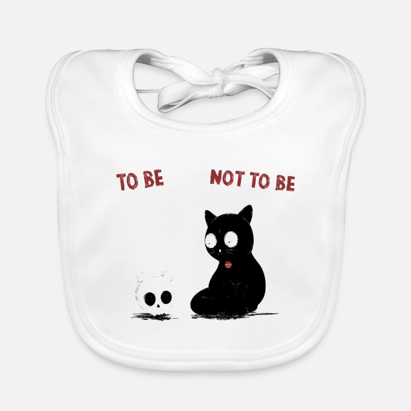 Le chat poétique de Schroedinger Bavoir bio Bébé