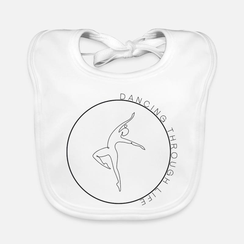 Dancing through life Organic Baby Bibs