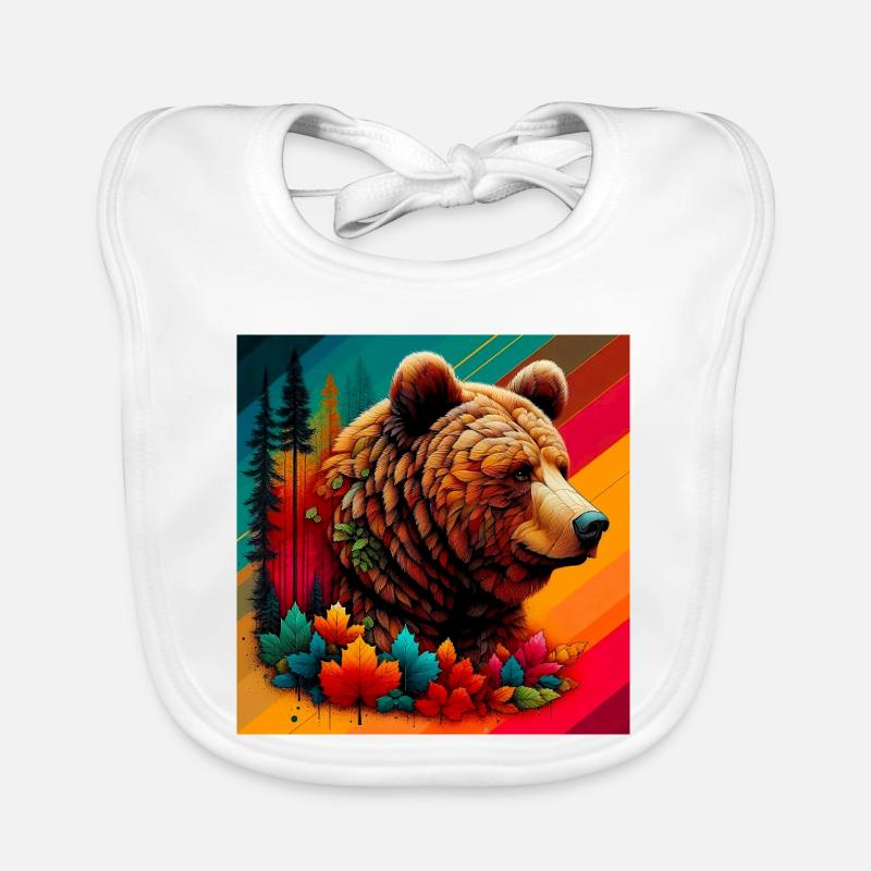 bear Organic Baby Bibs