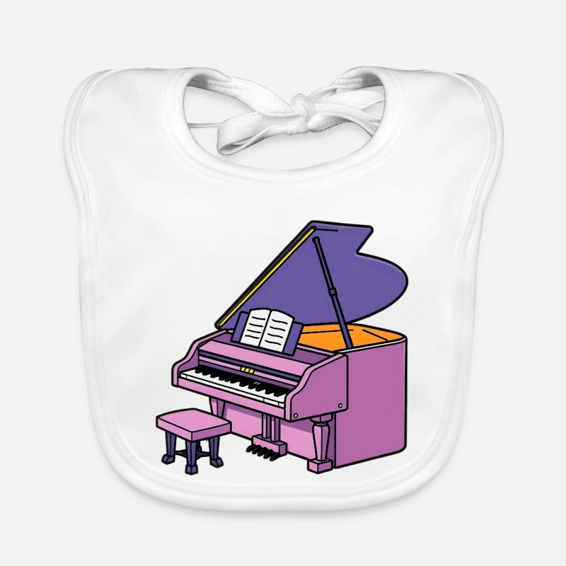Piano à queue Piano Bavoir bio Bébé