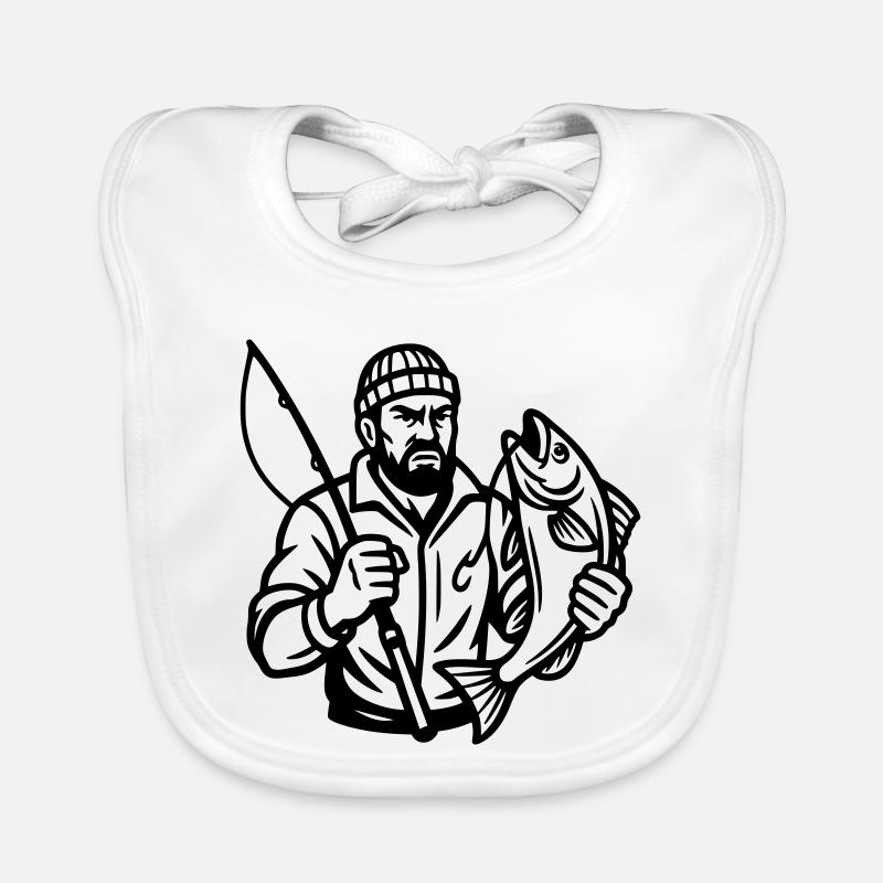 Pêcheur Bavoir bio Bébé