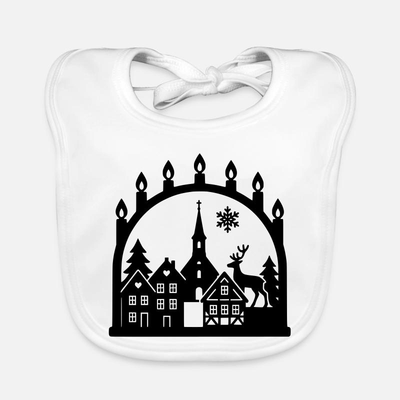 Schwibbogen Scandinavia Organic Baby Bibs
