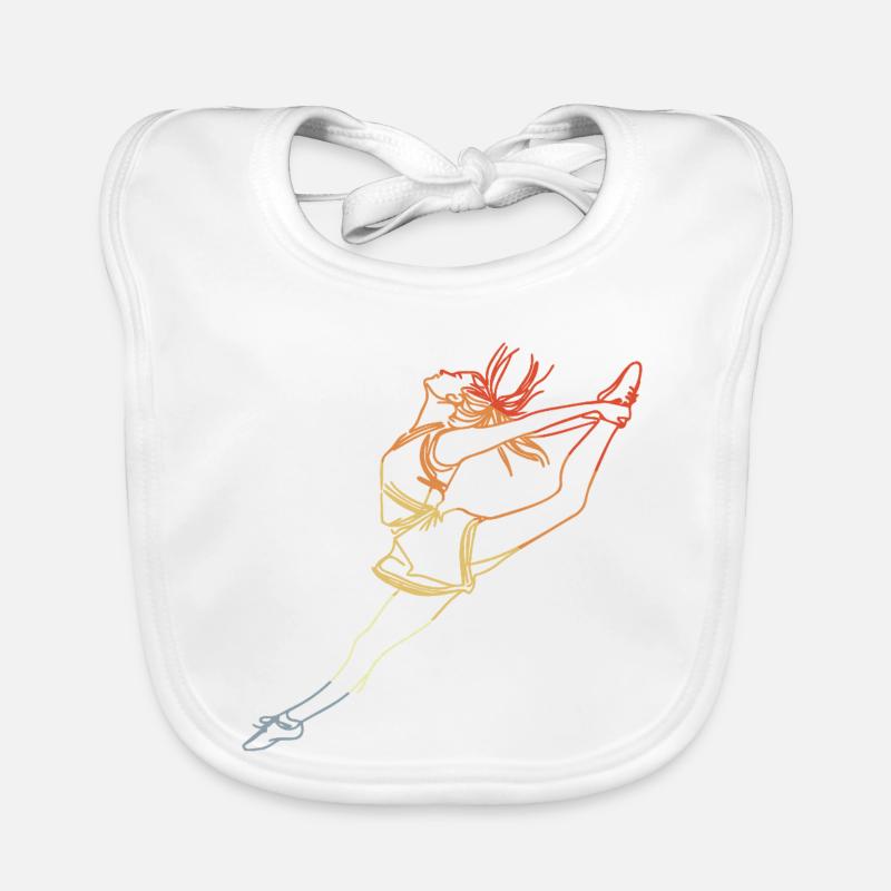 Vintage Cheerleading Mädchen Baby Bio-Lätzchen