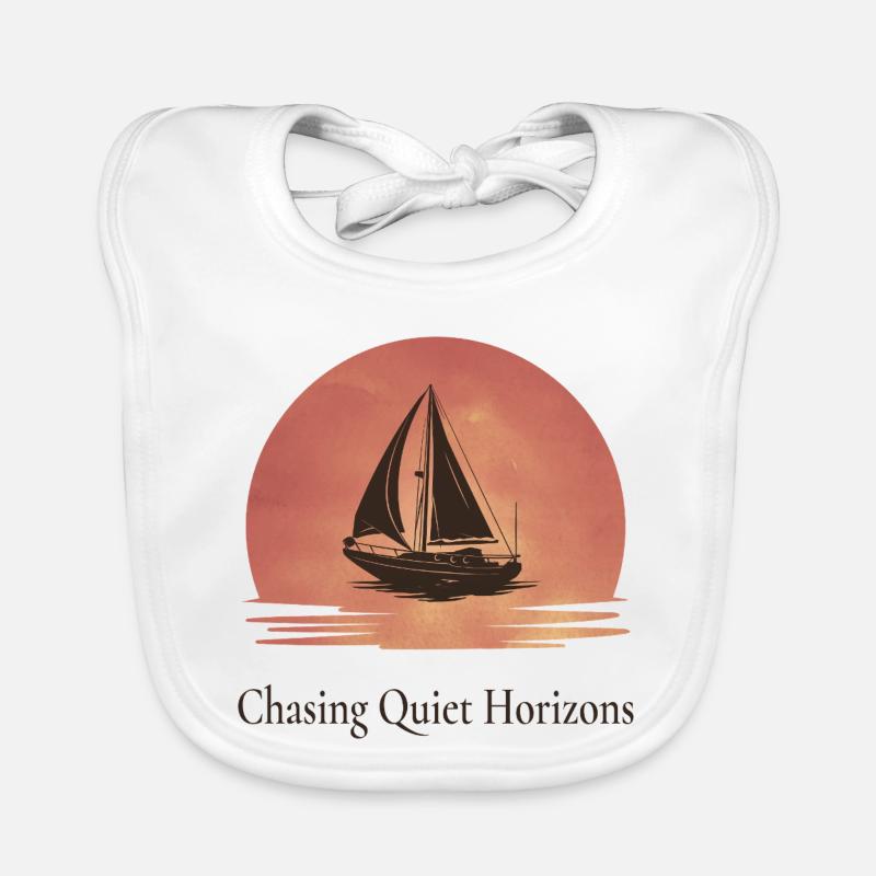 À la poursuite de la conception de voiles de Quiet Horizons Bavoir bio Bébé