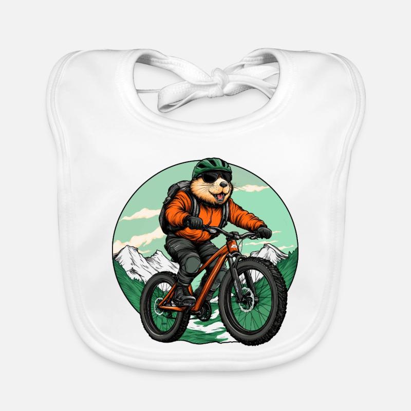 Biker Biber Baby Bio-Lätzchen