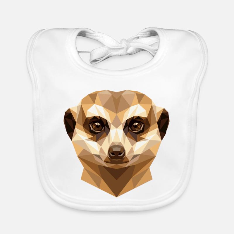 Suricate Suricate Douce Mangouste Suricate Bavoir bio Bébé