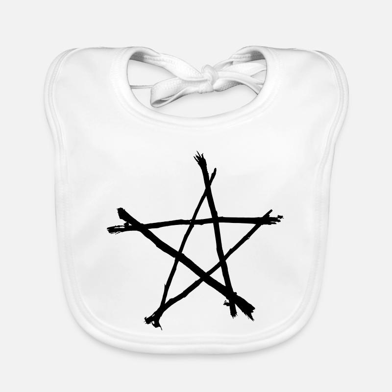 Pentagram Organic Baby Bibs