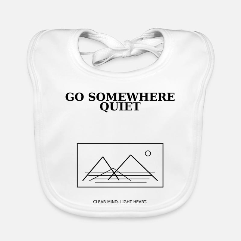 08_go_somewhere_quiet Baby Bio-Lätzchen