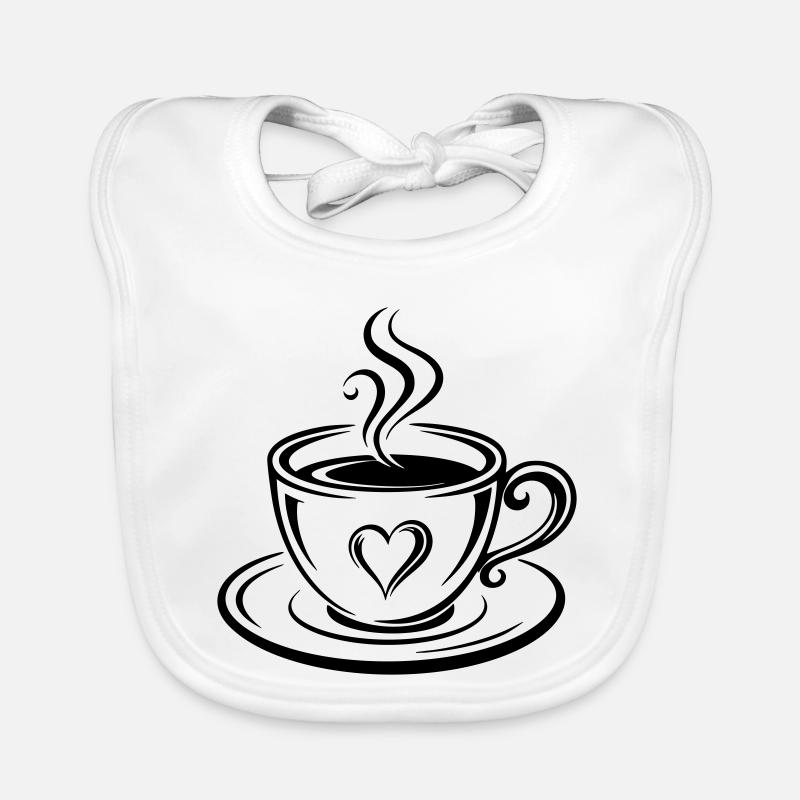 Coffee Mug Organic Baby Bibs