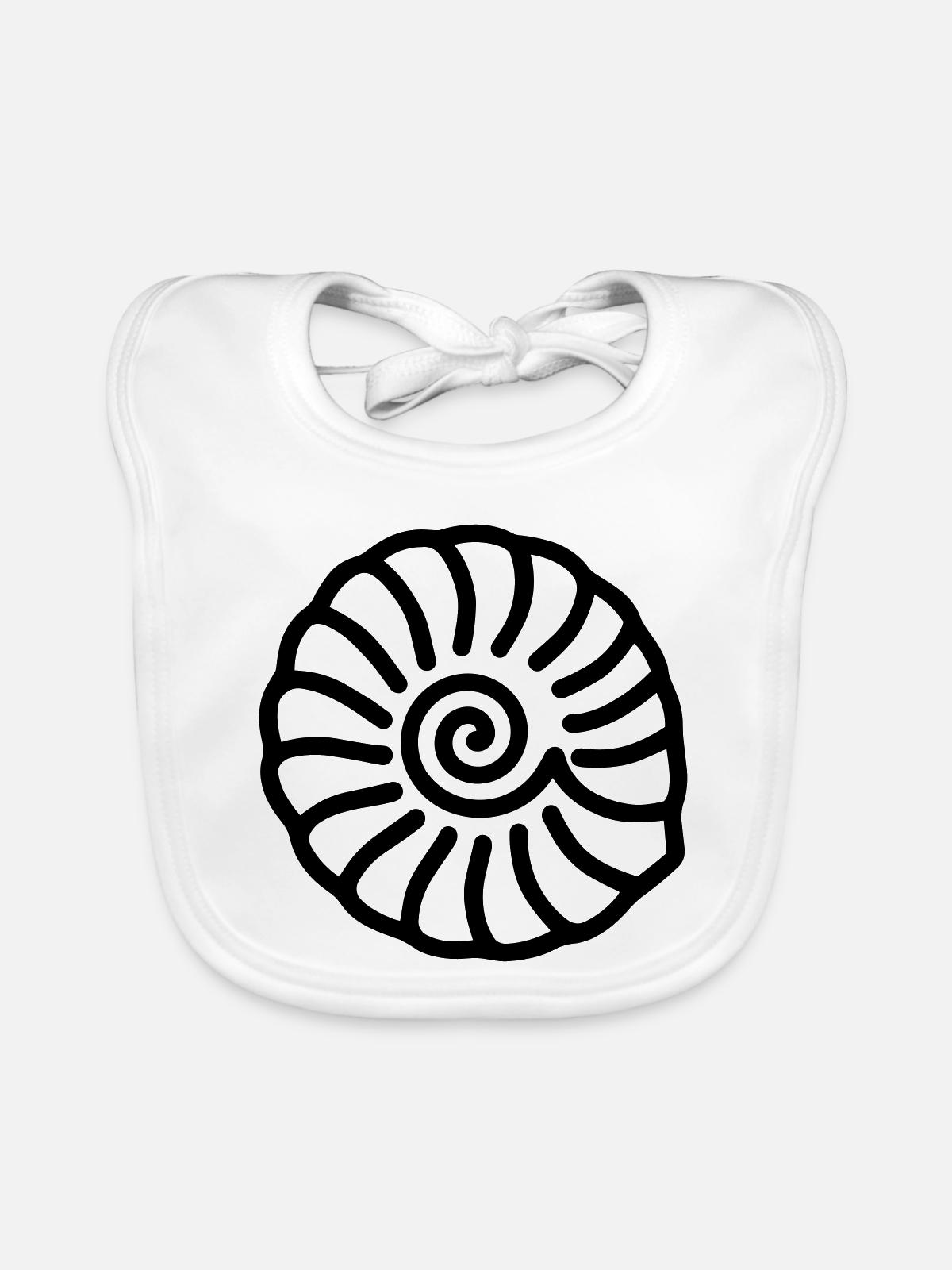 Fossil - Baby Bio-Lätzchen - Weiß - Vorne