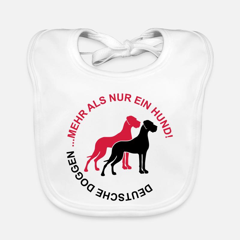 Dogues allemands - Plus qu'un chien Bavoir bio Bébé