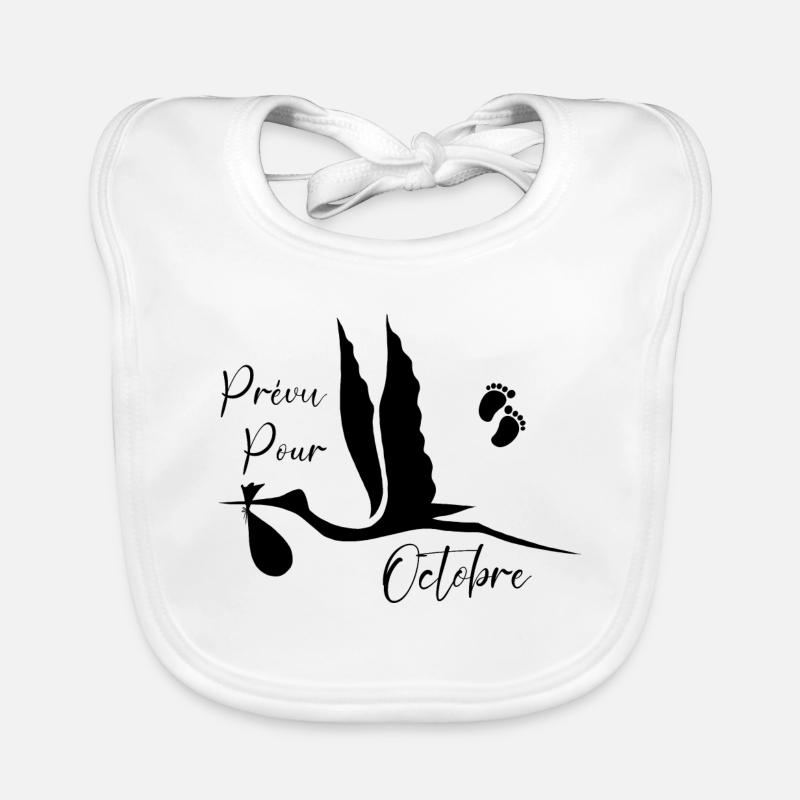 Prévu pour octobre - Annonce bébé Bavoir bio Bébé