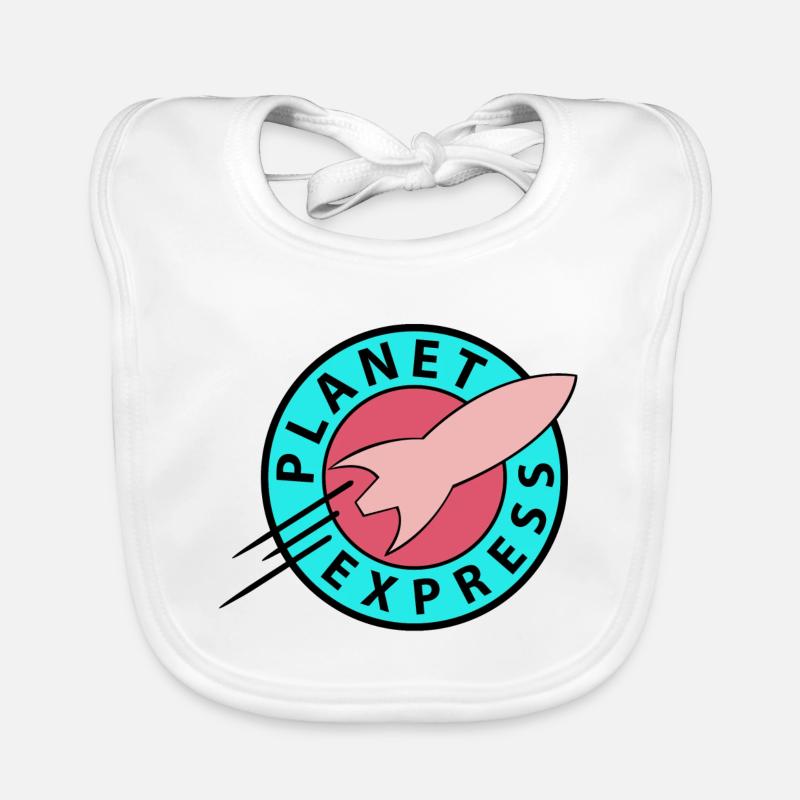 Futurama Planet Express Cool Retro Baby Bio-Lätzchen