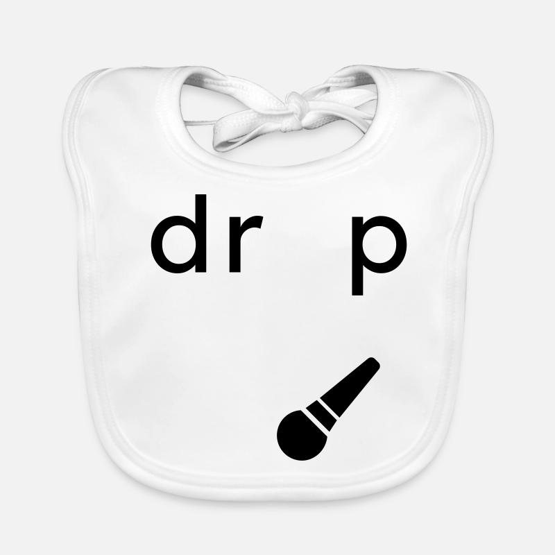 Drop the Microphone Organic Baby Bibs