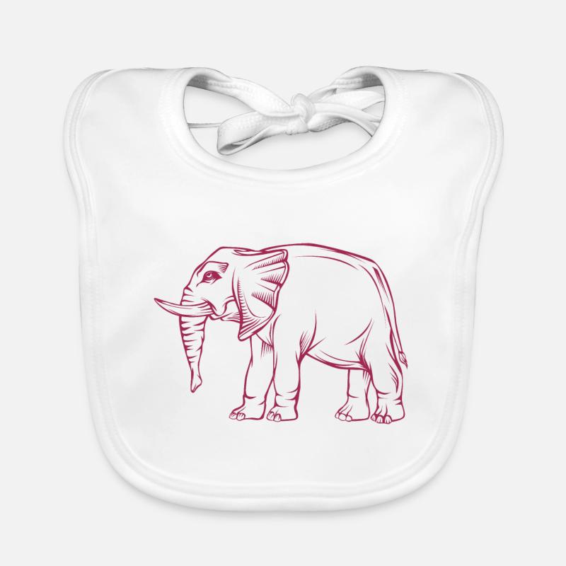 éléphant Bavoir bio Bébé