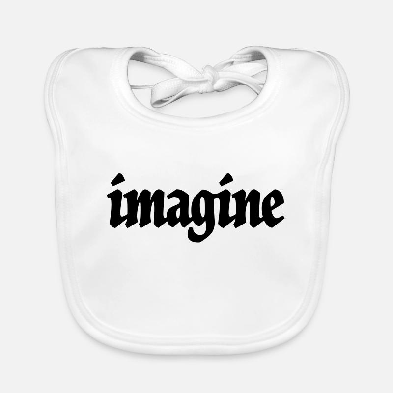 imagine - Baby Bio-Lätzchen - Weiß
