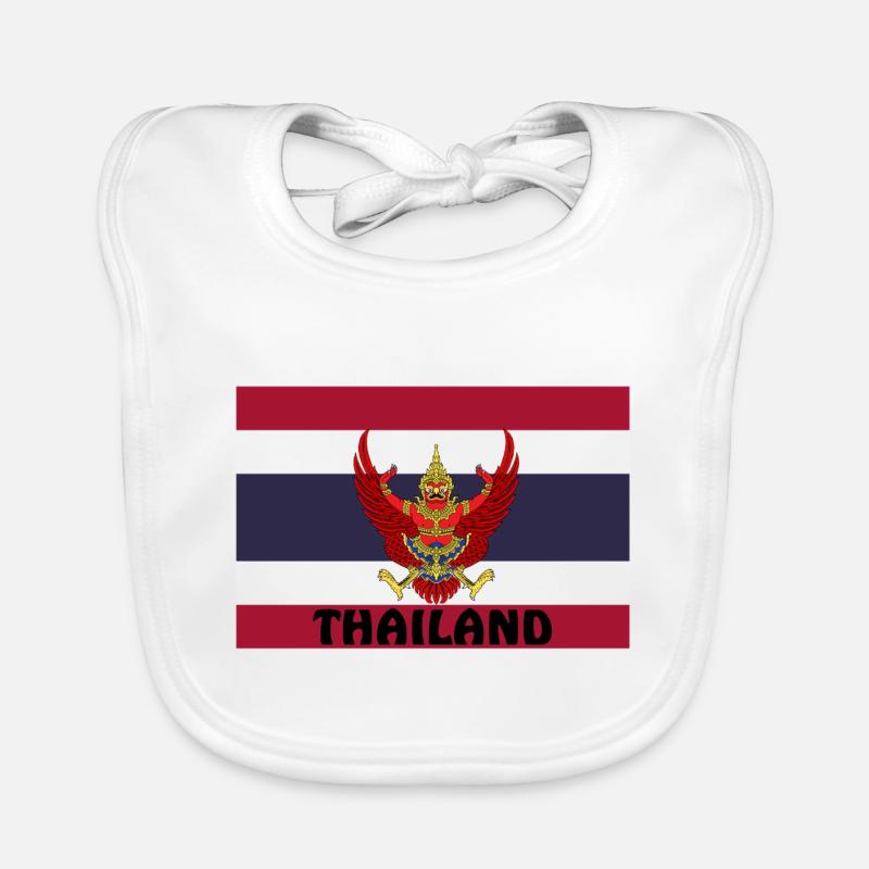 thaïlande drapeau Bavoir bio Bébé