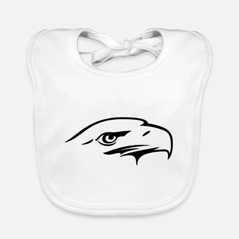 Adlerauge - Vectorart Geschenk Geschnekidee Baby Bio-Lätzchen