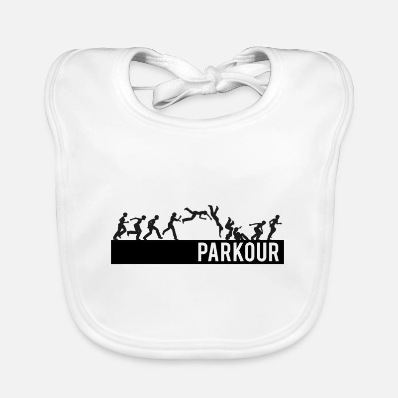 Parcours freerunning Bavoir bio Bébé