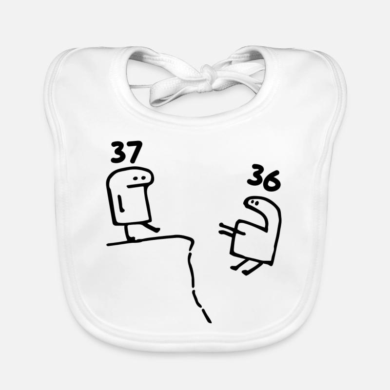 37 Years Old - 37th Birthday Fun Gift 37 Years Organic Baby Bibs