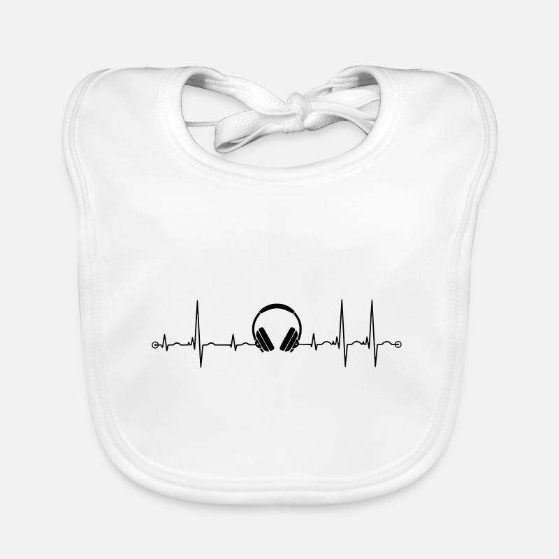 Têtes de pouls Bavoir bio Bébé