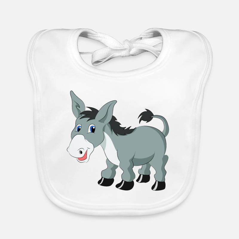 Esel Baby Bio-Lätzchen