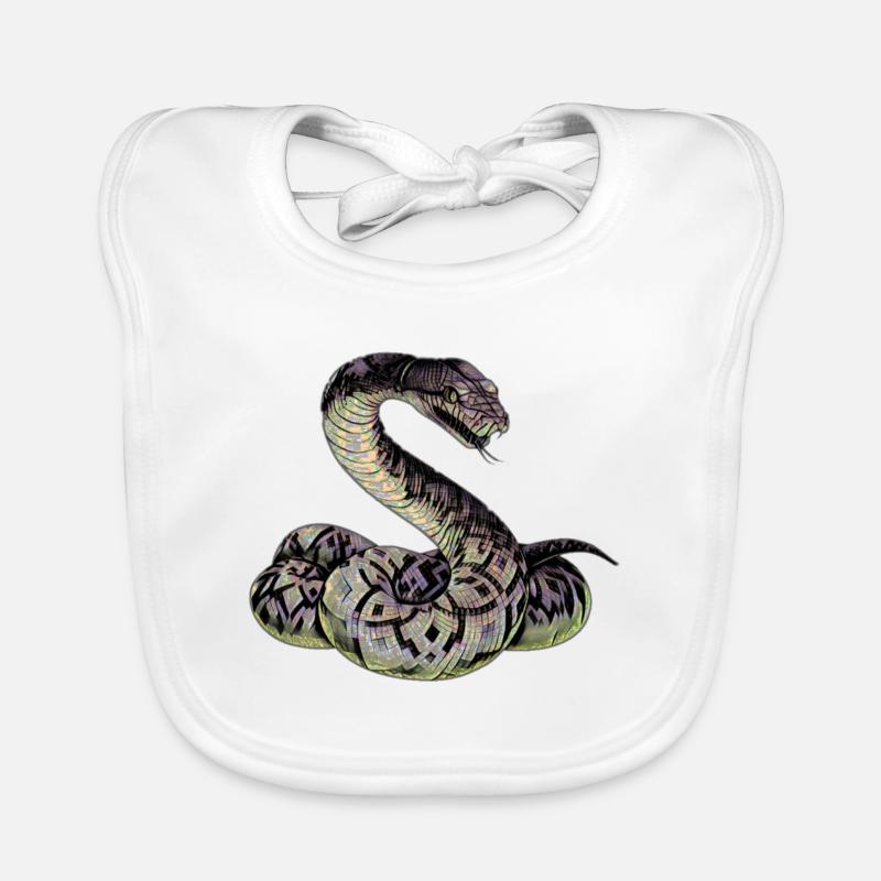 Serpent Bavoir bio Bébé