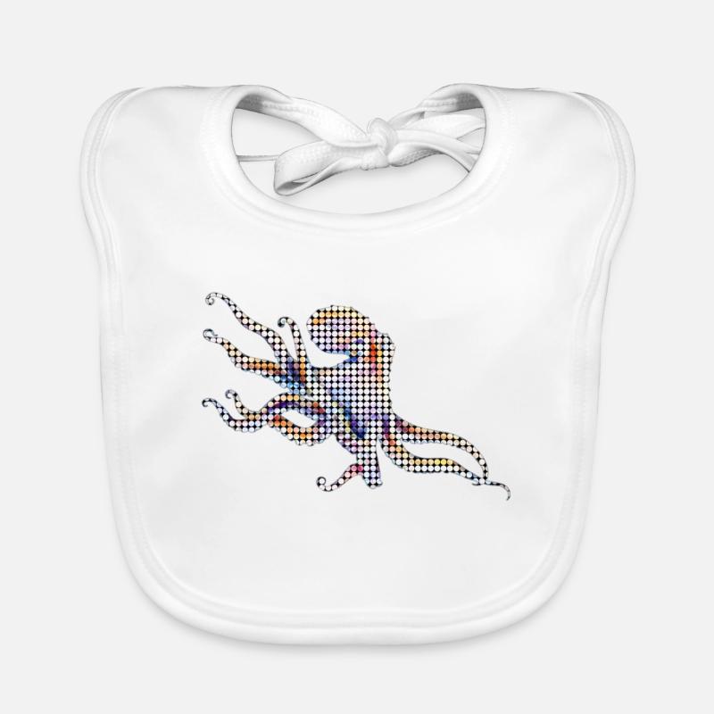 Octopus Organic Baby Bibs