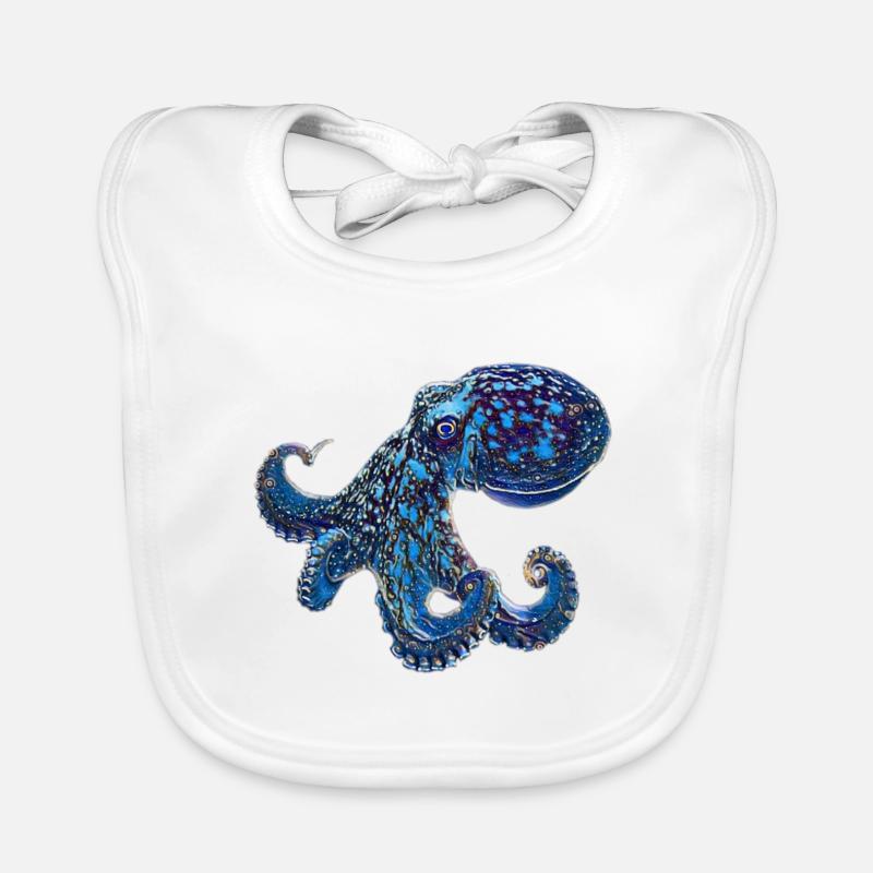 Octopus Organic Baby Bibs