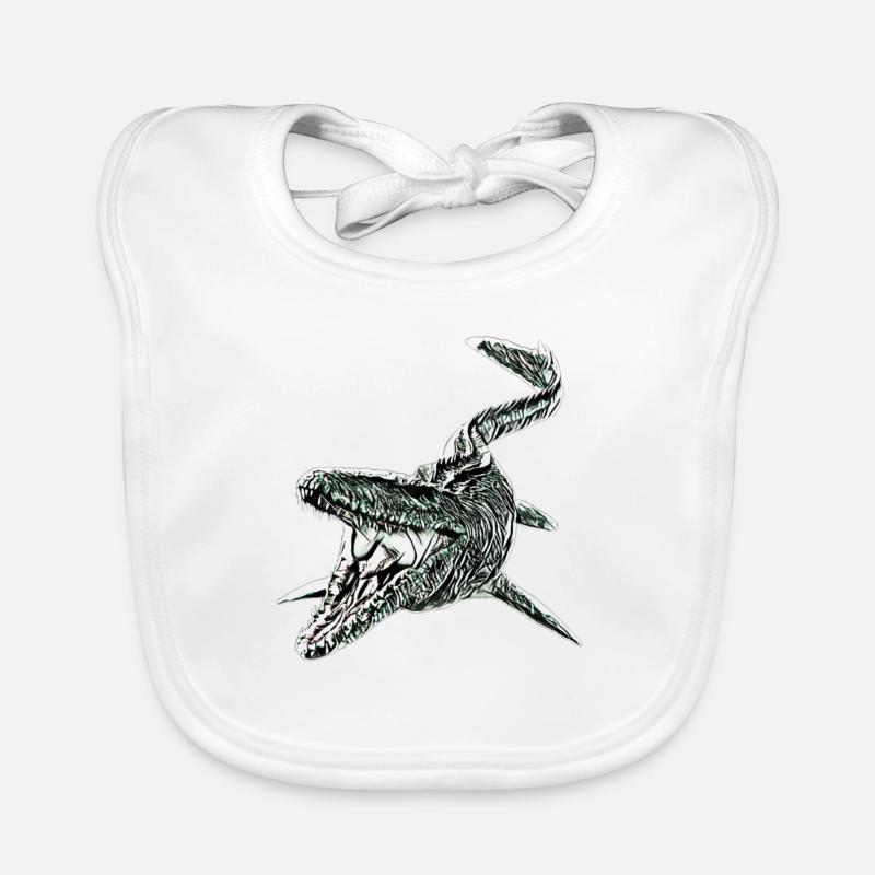Mosasaurus Baby Bio-Lätzchen