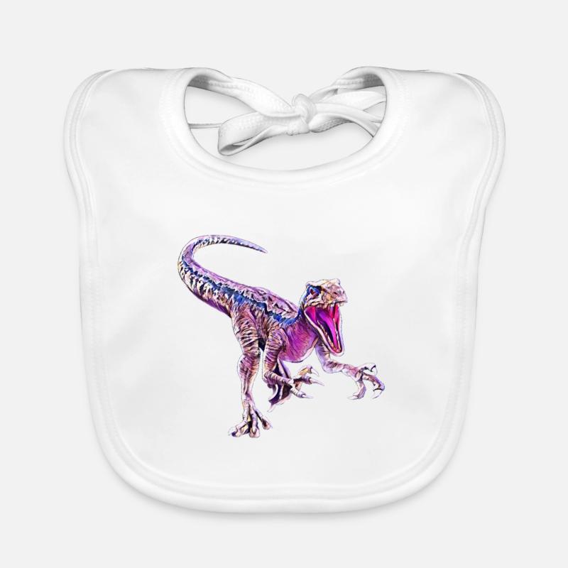 Velociraptor Baby Bio-Lätzchen