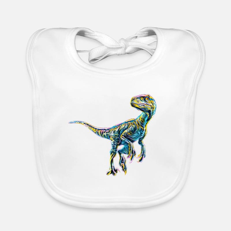 Velociraptor Baby Bio-Lätzchen