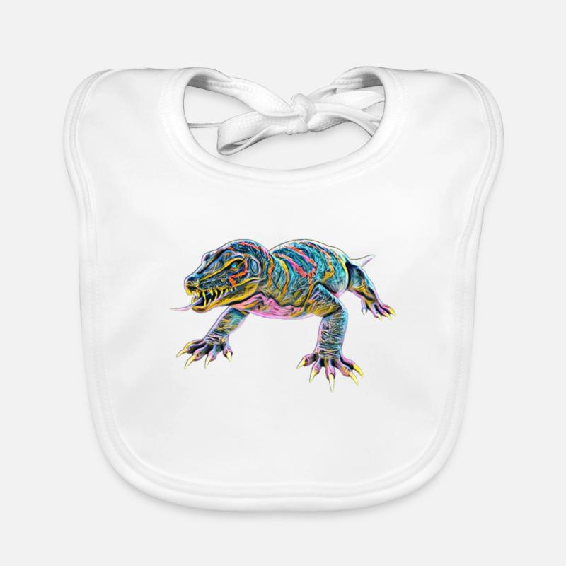 Monitor lizard Organic Baby Bibs