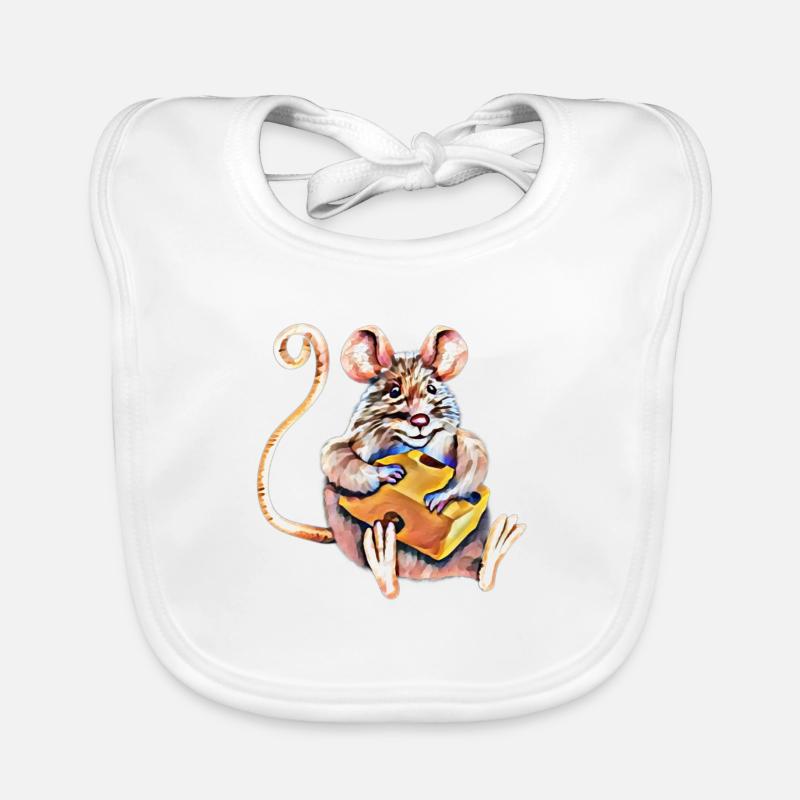 mouse Organic Baby Bibs