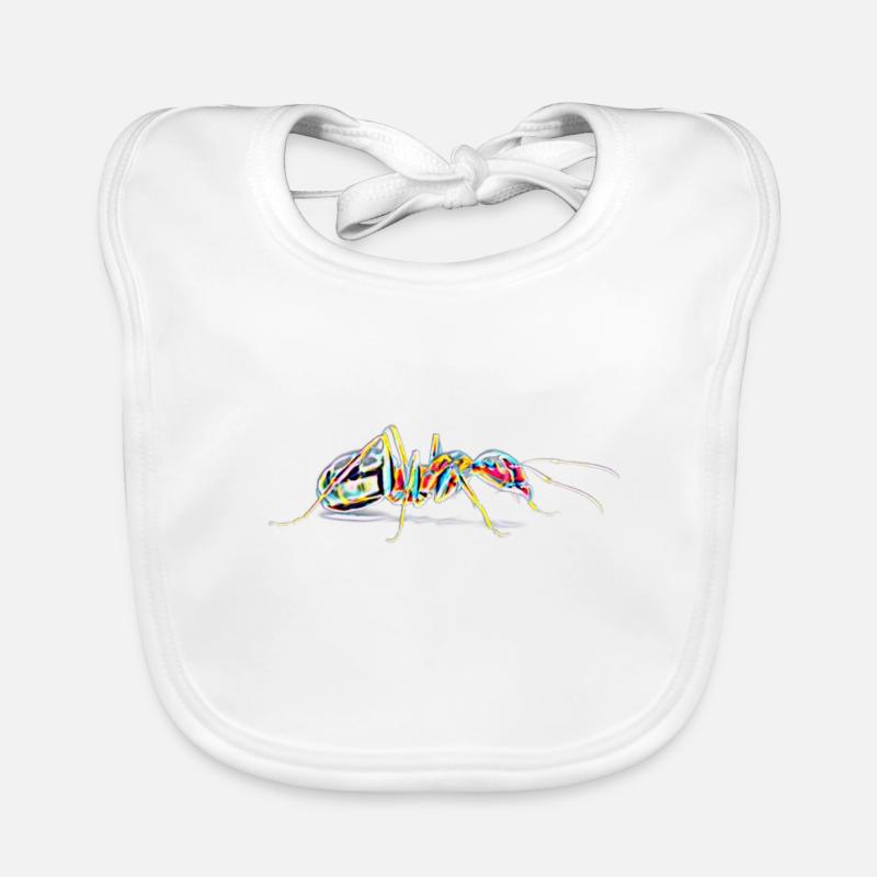 Fourmi Bavoir bio Bébé