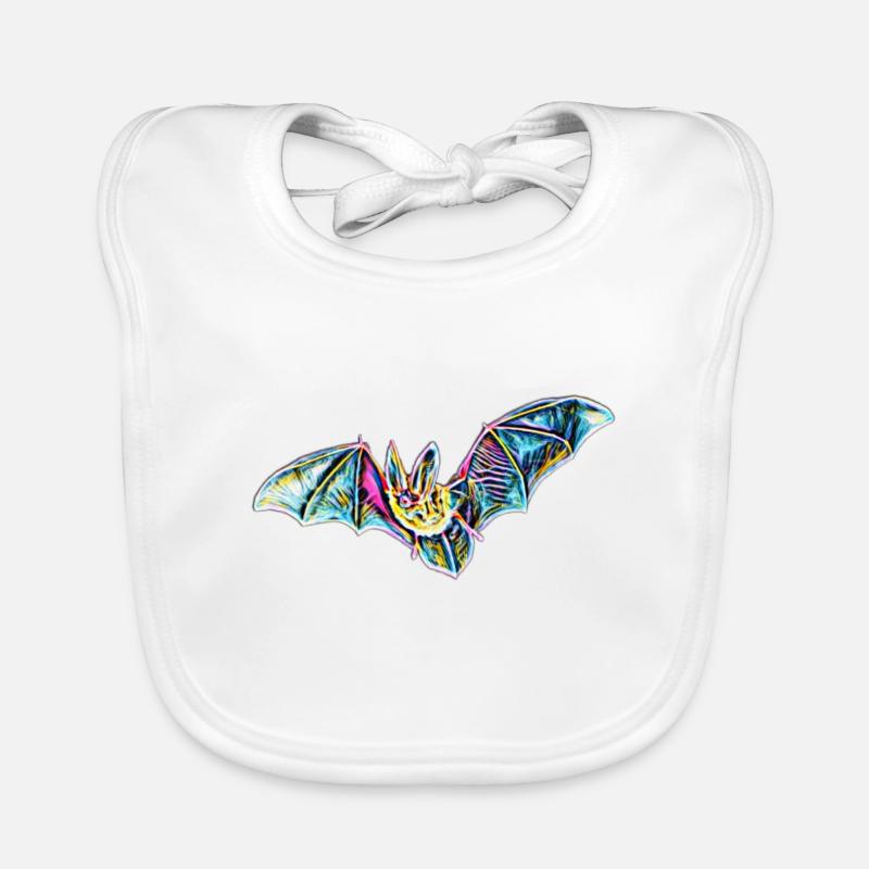 bat Organic Baby Bibs