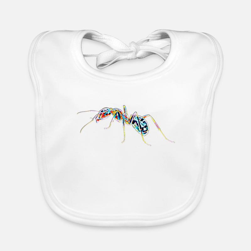 fourmi Bavoir bio Bébé
